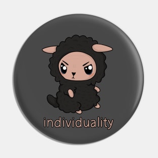 Black sheep - individuality Pin