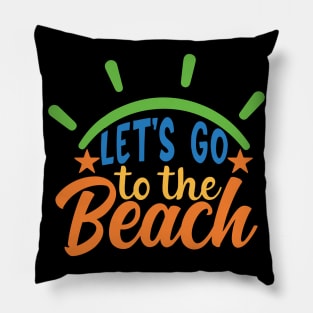 to the beach Pillow