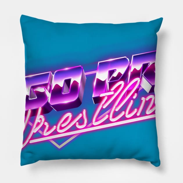 EGO Pro Wrestling - Super 80s Pillow by egoprowrestling