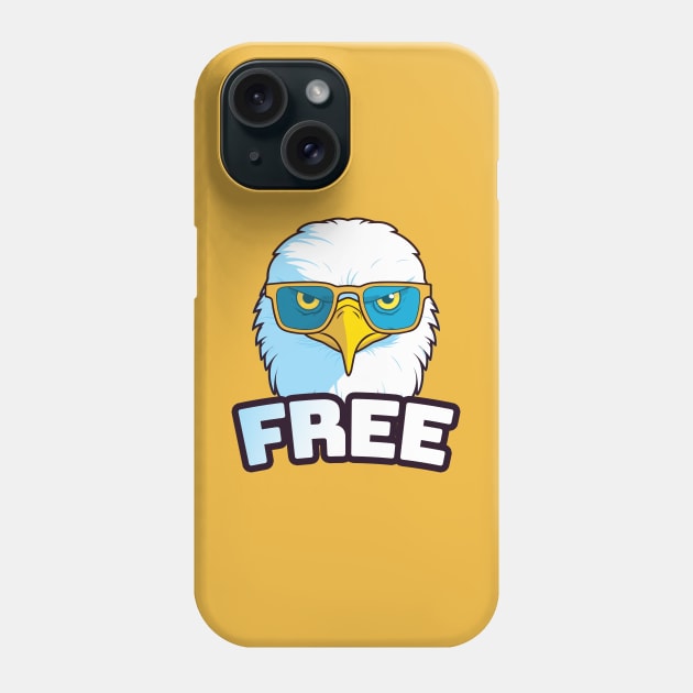 Free || Bald Eagle Head Phone Case by Mad Swell Designs