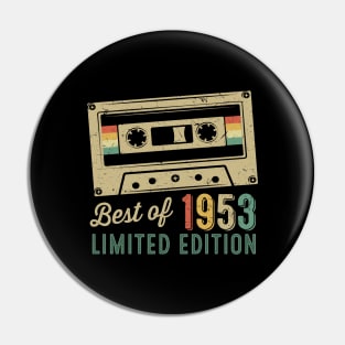 70 Years Old Best Of 1953 Cassette Pin