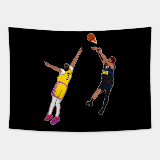 Jamal murray buzzer beater Tapestry