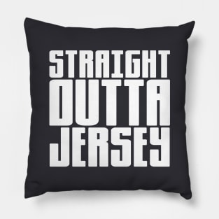 Straight Outta Jersey Pillow