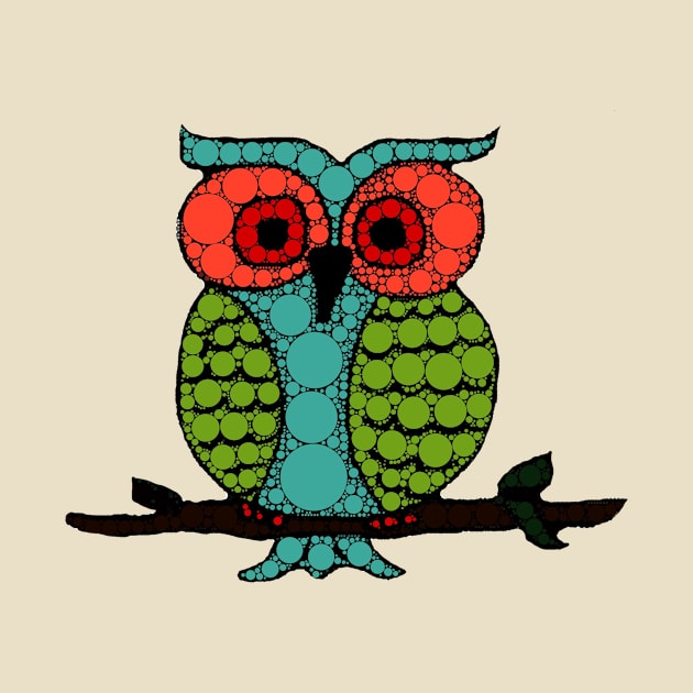 Curiosity Never Killed an Owl by Beth Thompson Art