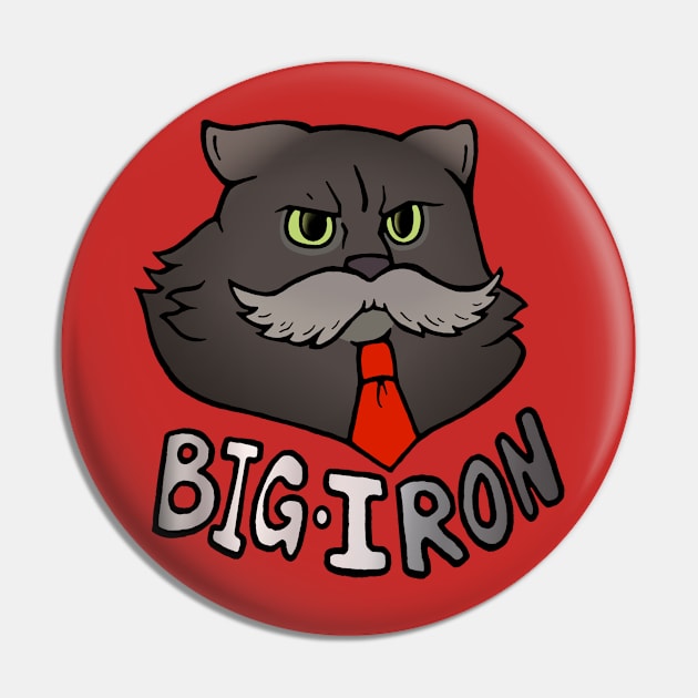 Big Iron Cat Pin by Chaos Doughnut