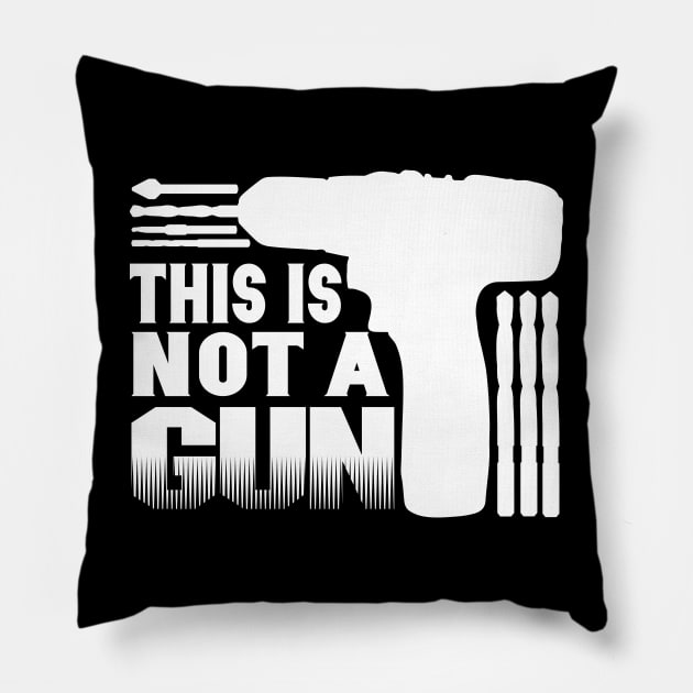 This is not a GUN Pillow by HassibDesign