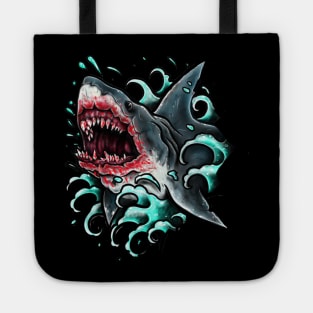 Shark attack Tote