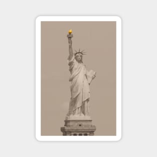 Statue of Liberty in Sepia Magnet