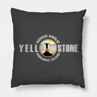 1000 MILE HIKING CLUB Yellowstone National Park - backcountry hiking Pillow