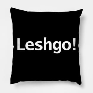 Leshgo! Let's Go Kiwi Slang Pillow