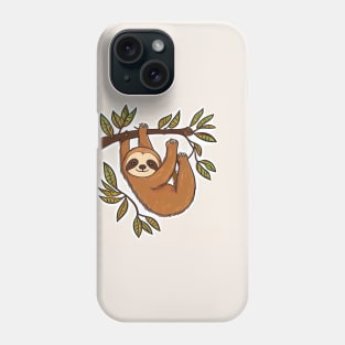 Kawaii Cute Sloth Phone Case