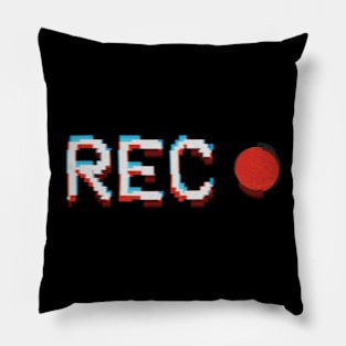 Record Button Pillow