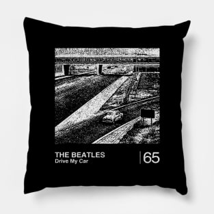 Drive My Car / Minimalist Graphic Artwork Design Pillow