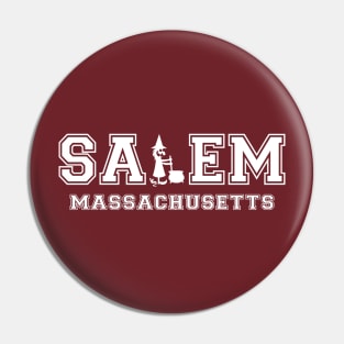 Salem Massachusetts College Design Pin