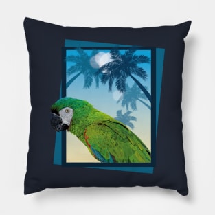 Severe Macaw Pillow