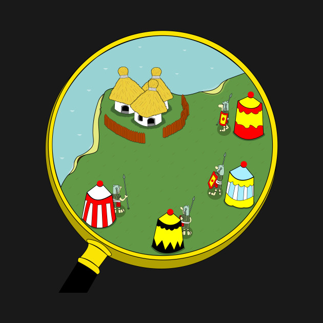 asterix and obelix magnifying glass + no name by Stinos