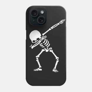 Dabbing Skeleton Shirt Dab Hip Hop Skull Dabbin White Phone Case