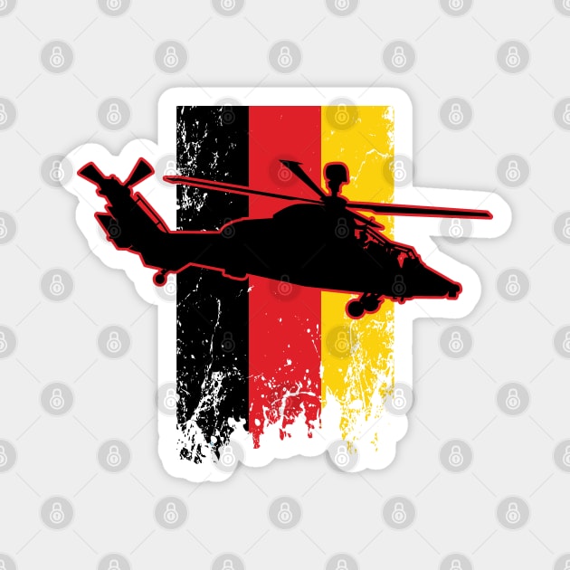 Aerobus Tiger attack helicopter   #1 Magnet by Illustratorator