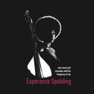 Esperanza Spalding silhouette T-Shirt
