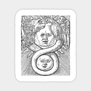 Azoth - Sun and Moon, Basil Valentine, Alchemy Magnet