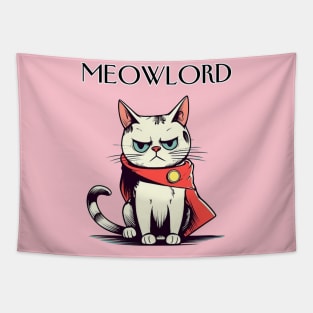 Alone Cute Cat Meow Lord Tapestry
