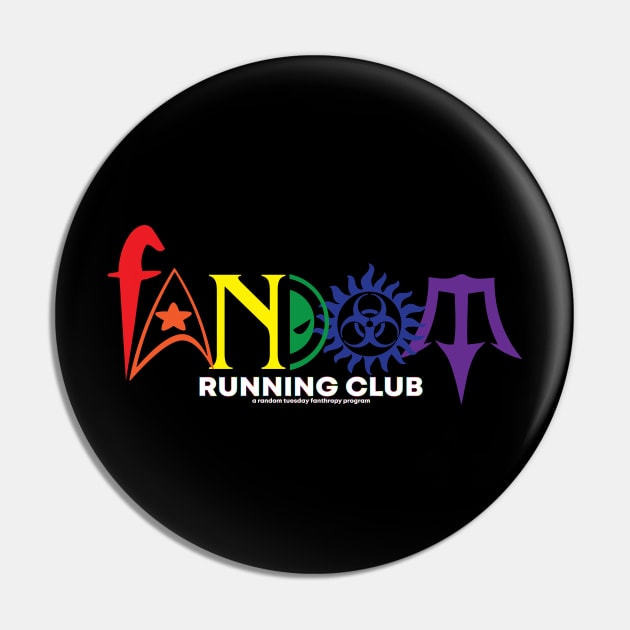 Fandom Running Club PRIDE Pin by Fanthropy Running Clubs