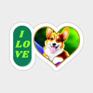 Cute Corgis Magnet