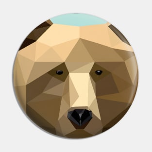 3D Render Bear Pin