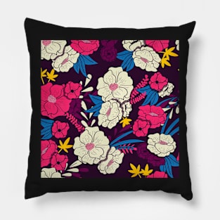 Floral seamless pattern Pillow