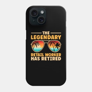 Retired Retail Worker Retirement Phone Case