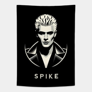 Rebel Vampire: Retro-Inspired Spike Title Tapestry