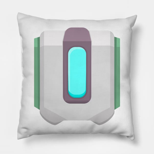 Bastion minimalist Pillow by Mellamanpel