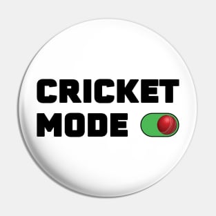 Cricket Mode On Pin