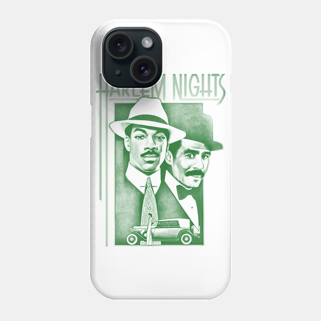 Harlem nights - green solid style Phone Case by Loreatees