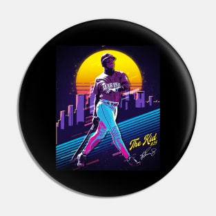 Ken Griffey Jr The Kid Basketball Legend Signature Vintage Retro 80s 90s Bootleg Rap Style Pin