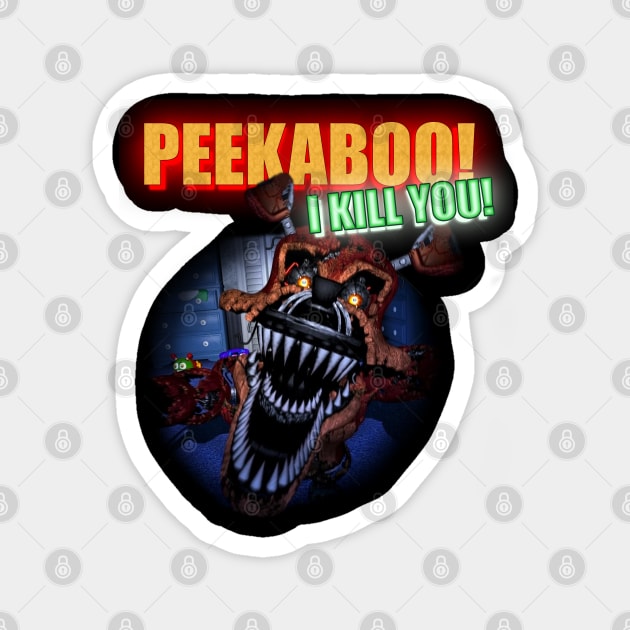 Peekaboo! I Kill You! Magnet by Abiarsa