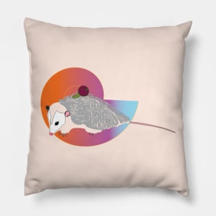 Fig, Spiral and Opossum Pillow