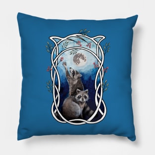 Nouveau Raccoons Pillow