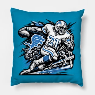 Fight For Detroit Pillow