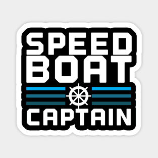 Speed Boat Captain Magnet