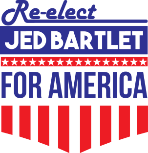 Re-Elect Jed Bartlet For America - Shield Design Magnet