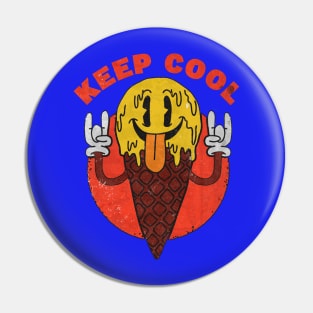 Keep cool Icecream for a Fanboy Pin