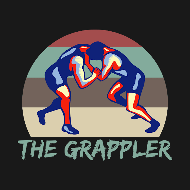 The Grappler Wrestling Wrestler BJJ Jiu Jitsu Grappling by funkyteesfunny