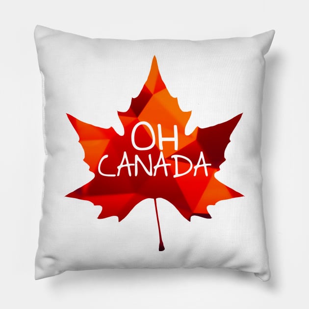 Oh Canada Pillow by ballhard