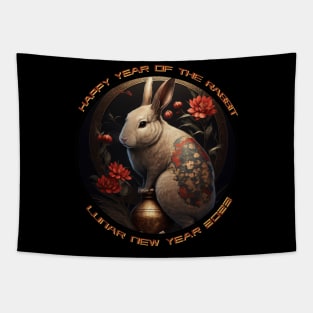2023 Year of the Rabbit / Lunar Year 2023 / Chinese New Year/ Zodiac Animal Tee Tapestry