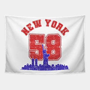 New York Vintage Varsity 58 Tapestry