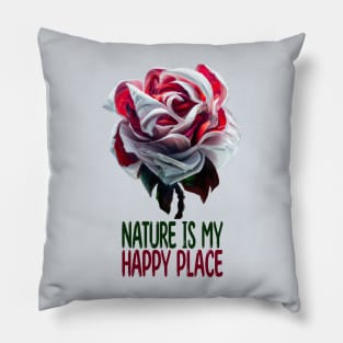 Nature Is My Happy Place Pillow