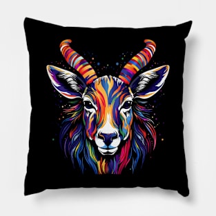 Patriotic Antelope Pillow