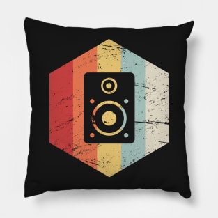 Retro Vintage Speaker Icon Pillow