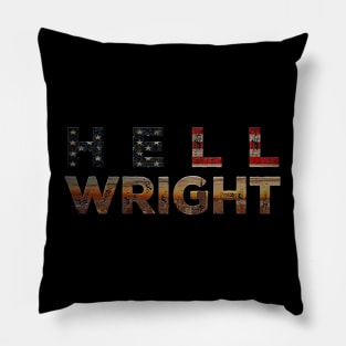 hell wright Pillow